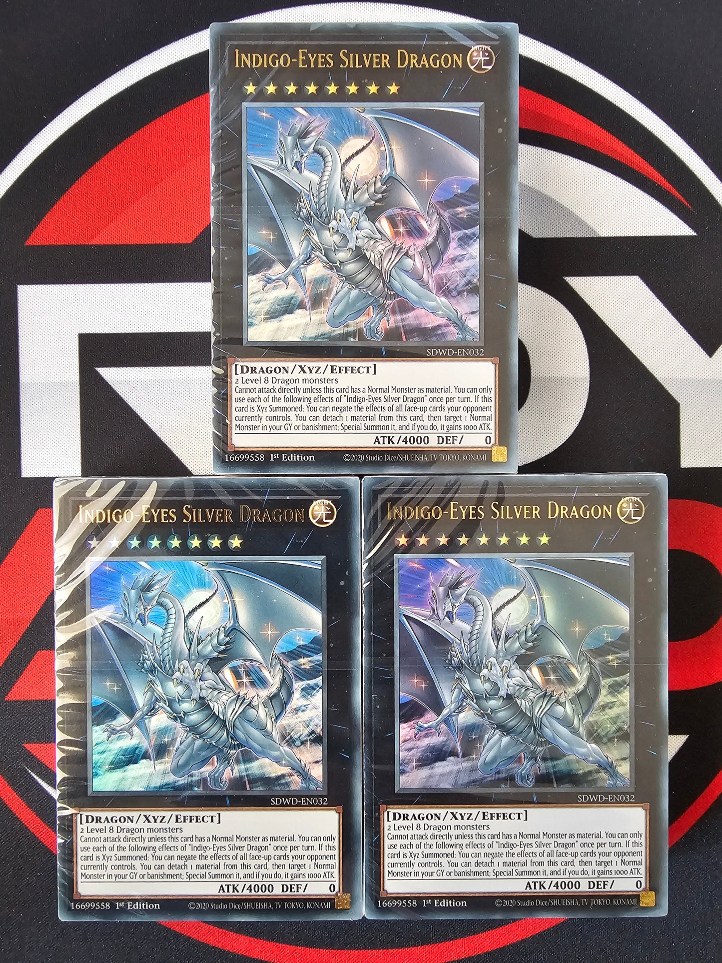 3x Structure Deck: Blue-Eyes White Destiny - No Box or Promo