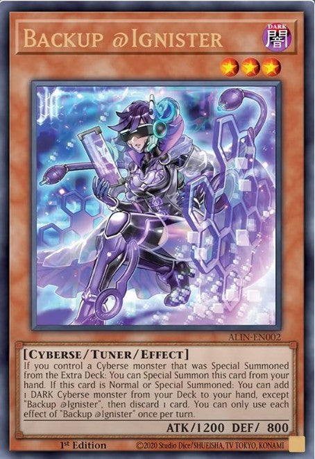 Backup @Ignister - ALIN-EN002 - 1st Edition - Ultra Rare