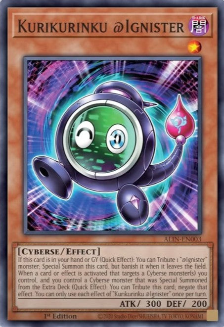 Kurikurinku @Ignister - ALIN-EN003 - 1st Edition - Common