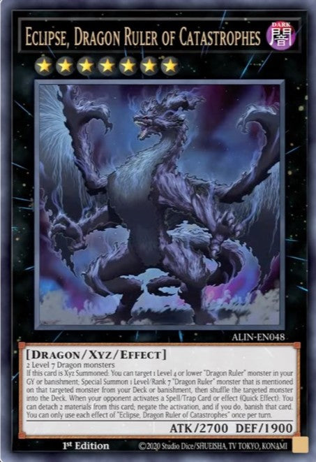 Eclipse, Dragon Ruler of Catastrophes - ALIN-EN048 - 1st Edition - Ultra Rare