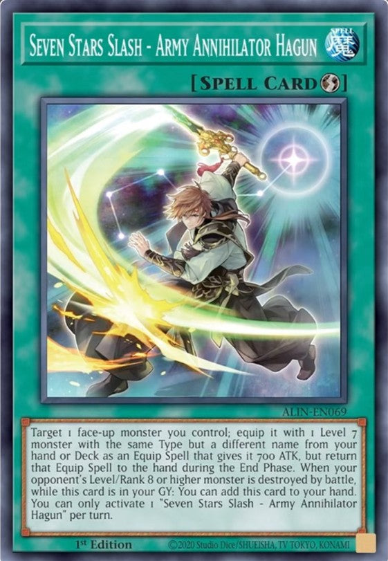 Seven Stars Slash – Army Annihilator Hagun - ALIN-EN069 - 1st Edition - Common