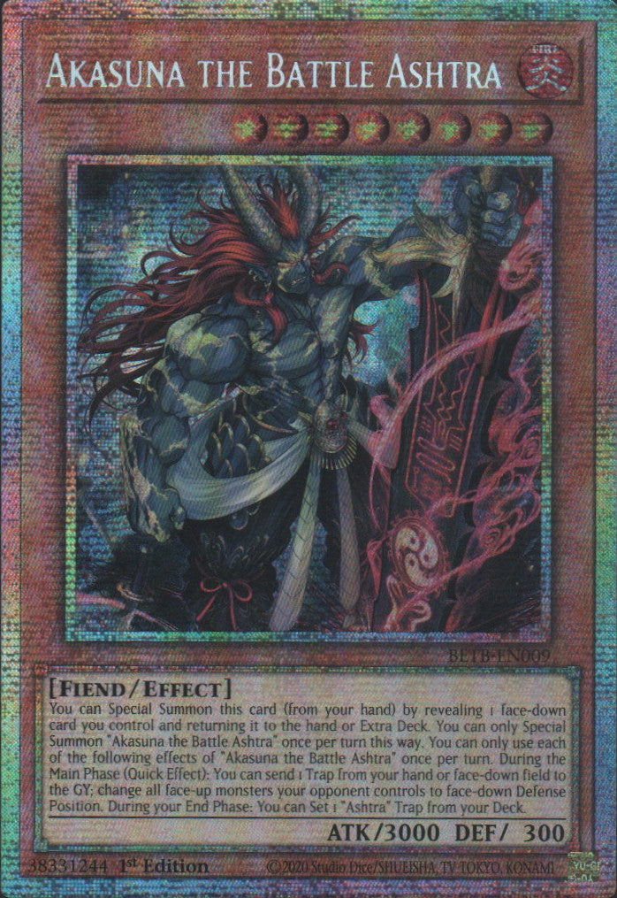 Akasuna the Battle Ashtra - BETB-EN009 - 1st Edition - Starlight Rare