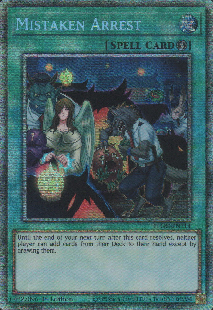 Mistaken Arrest - BLGG-EN114 - 1st Edition - Starlight Rare