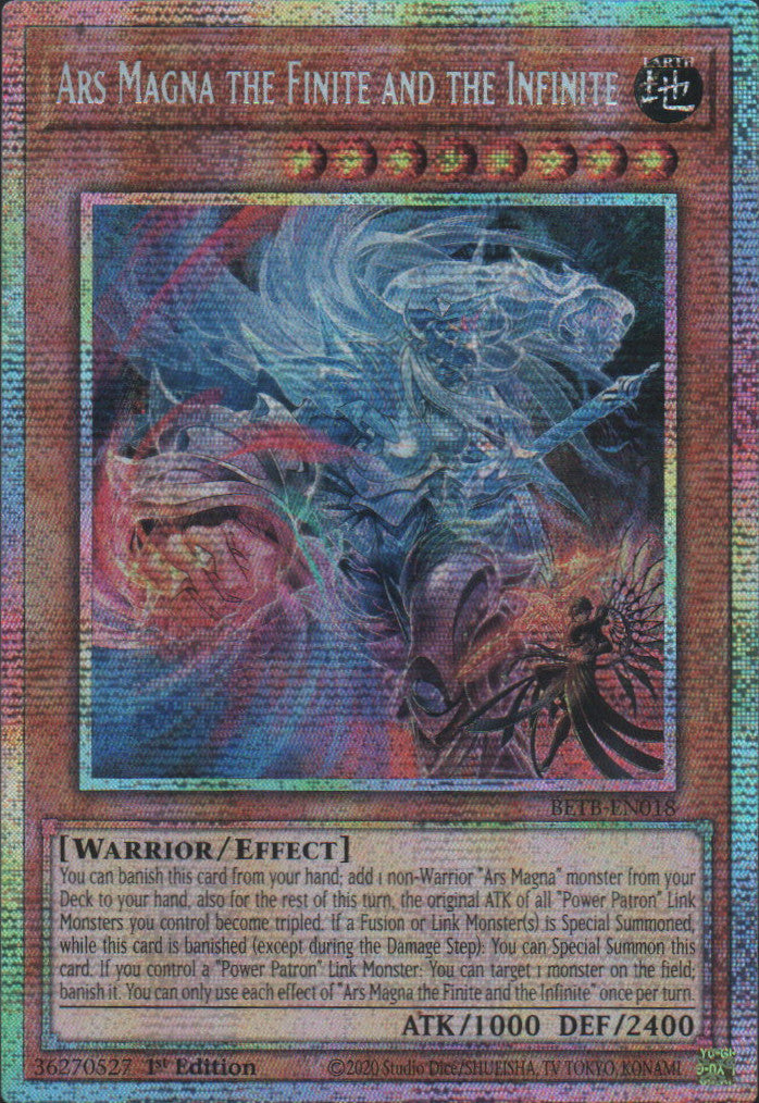 Ars Magna the Finite and the Infinite - BETB-EN018 - 1st Edition - Starlight Rare