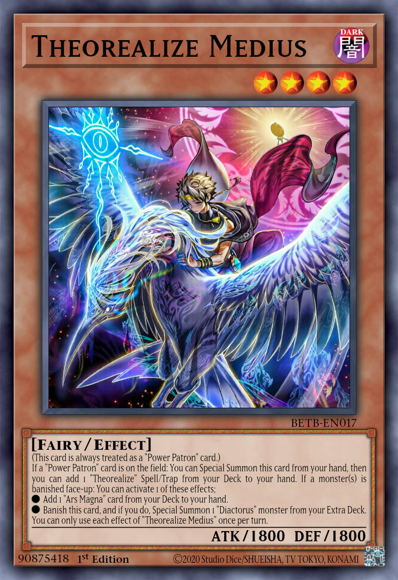 Theorealized Medius - BETB-EN017 - 1st Edition - Secret Rare