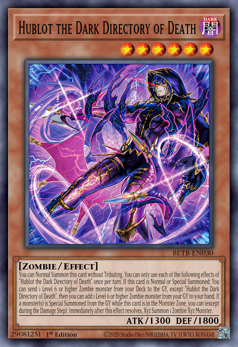 Hubrow, Founder of the Ominous Observers - BETB-EN030 - 1st Edition - Super Rare