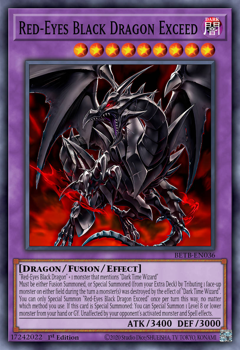 Red-Eyes Black Dragon Exceed - BETB-EN036 - 1st Edition - Ultra Rare