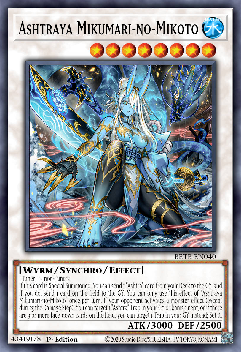 Ashtraya Mikumari-no-Mikoto - BETB-EN040 - 1st Edition - Super Rare