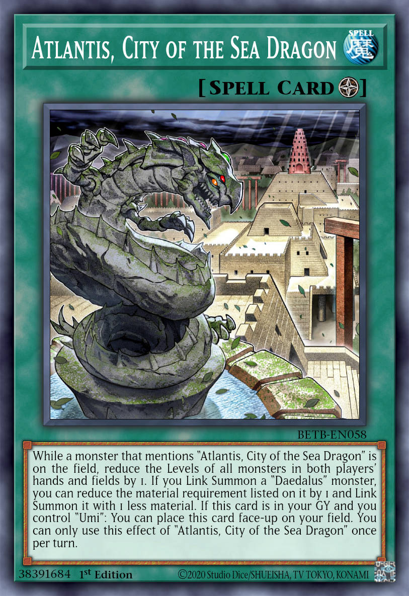 Atlantis, City of the Sea Dragon - BETB-EN058 - 1st Edition - Common