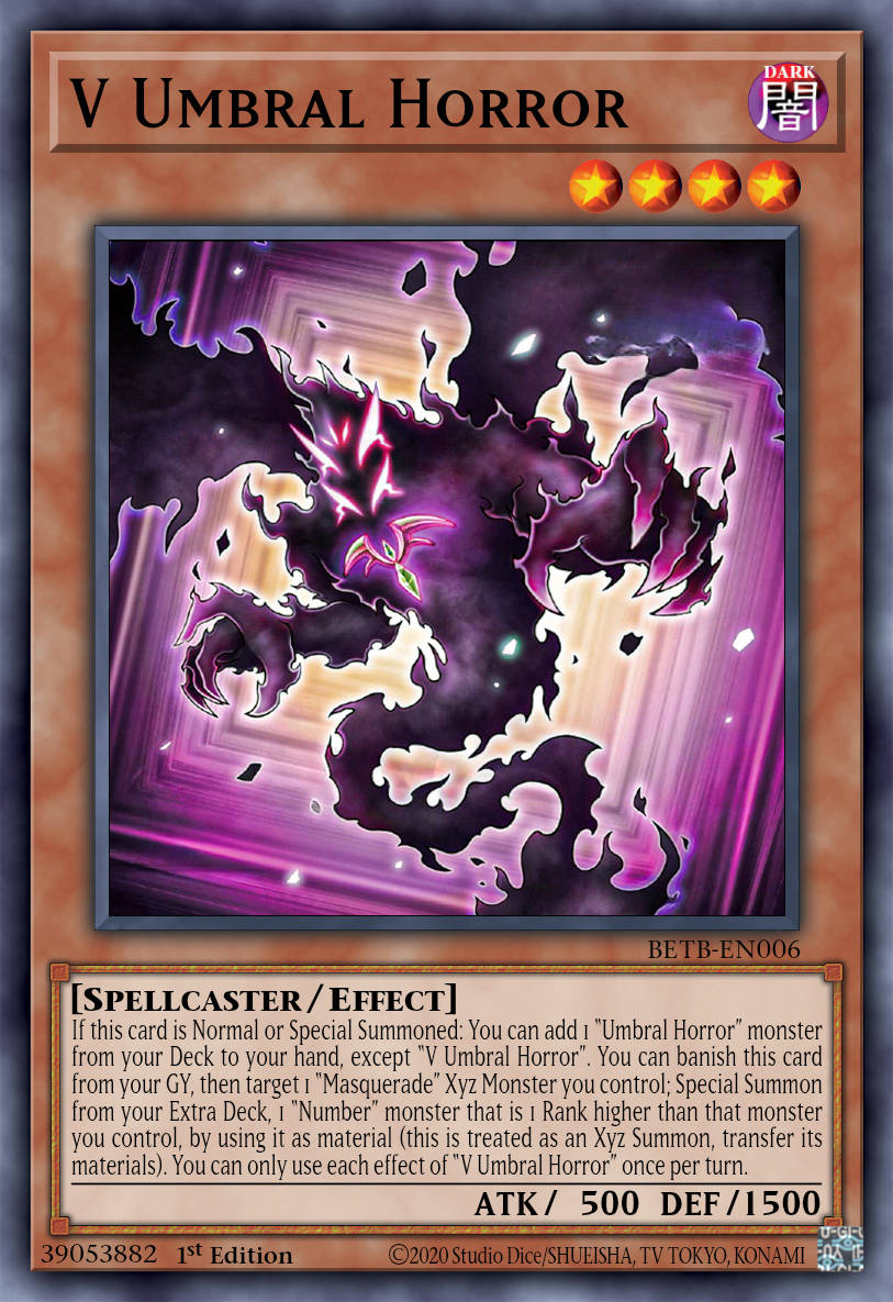 V Umbral Horror - BETB-EN006 - 1st Edition - Common