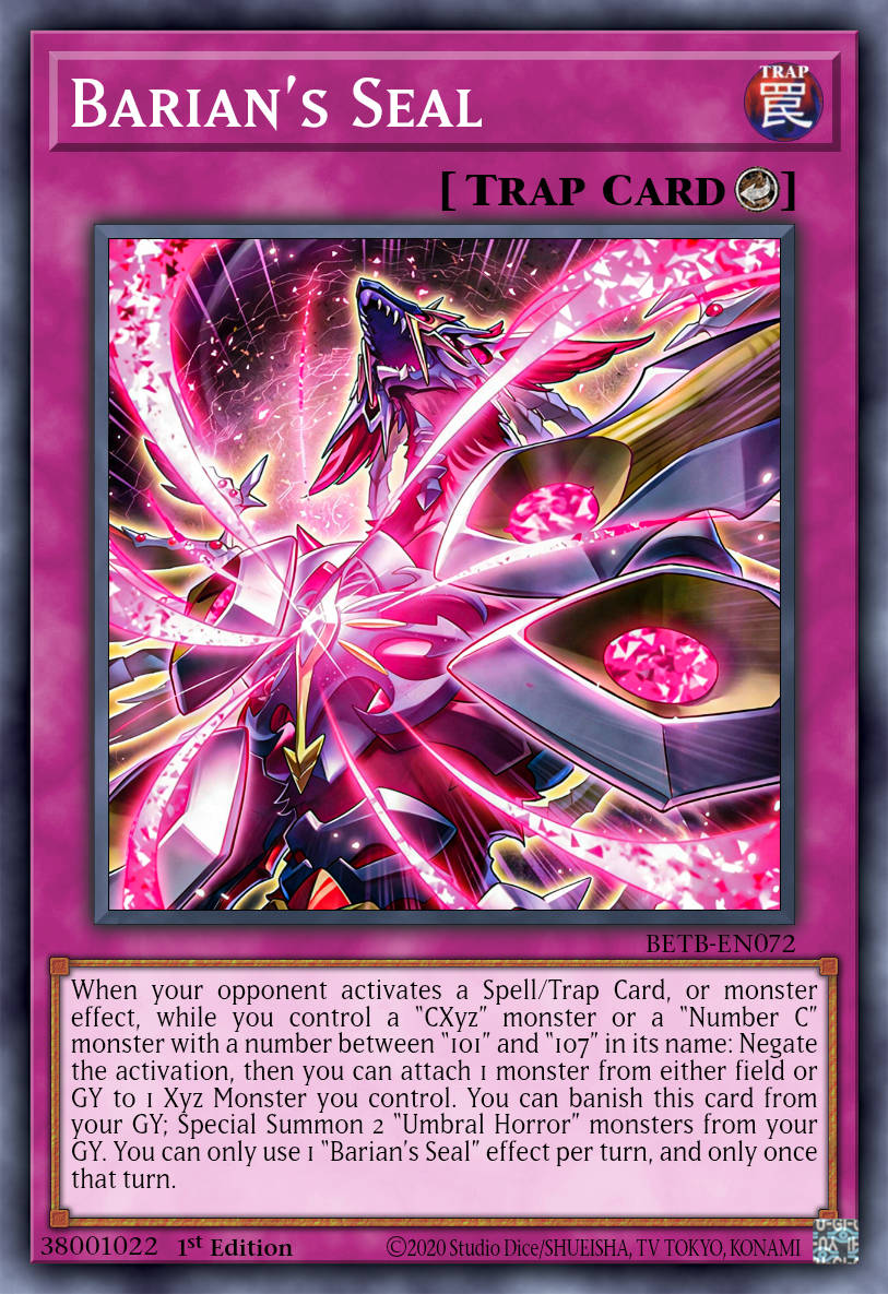 Barian's Seal - BETB-EN072 - 1st Edition - Common