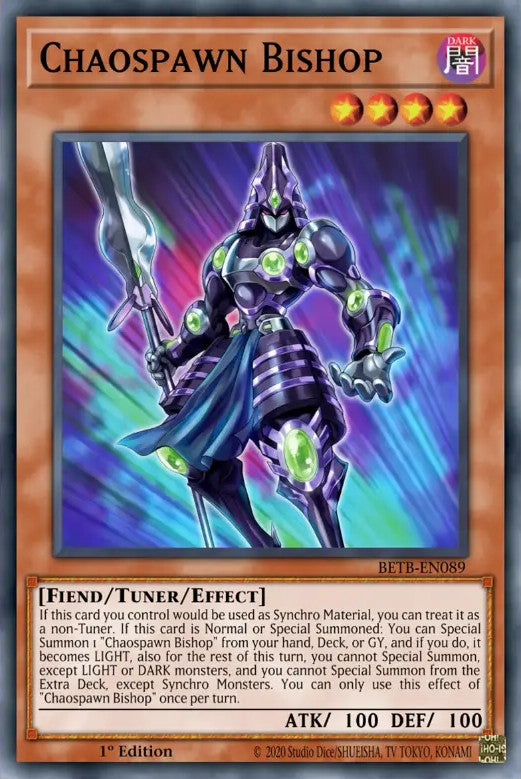 Chaospawn Bishop - BETB-EN089 - 1st Edition - Common