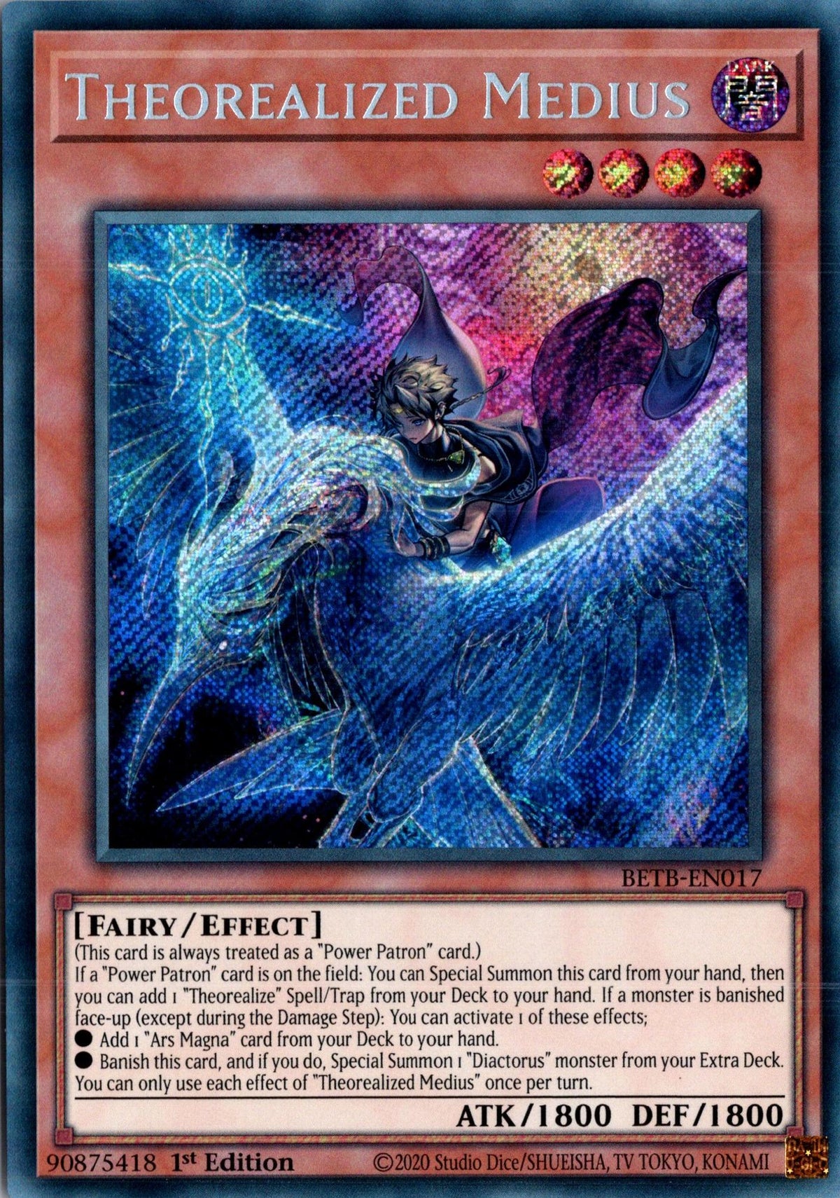 Theorealized Medius - BETB-EN017 - 1st Edition - Secret Rare