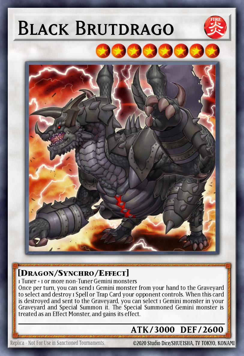 Black Brutdrago - BLGG-EN089 - 1st Edition - Ultra Rare