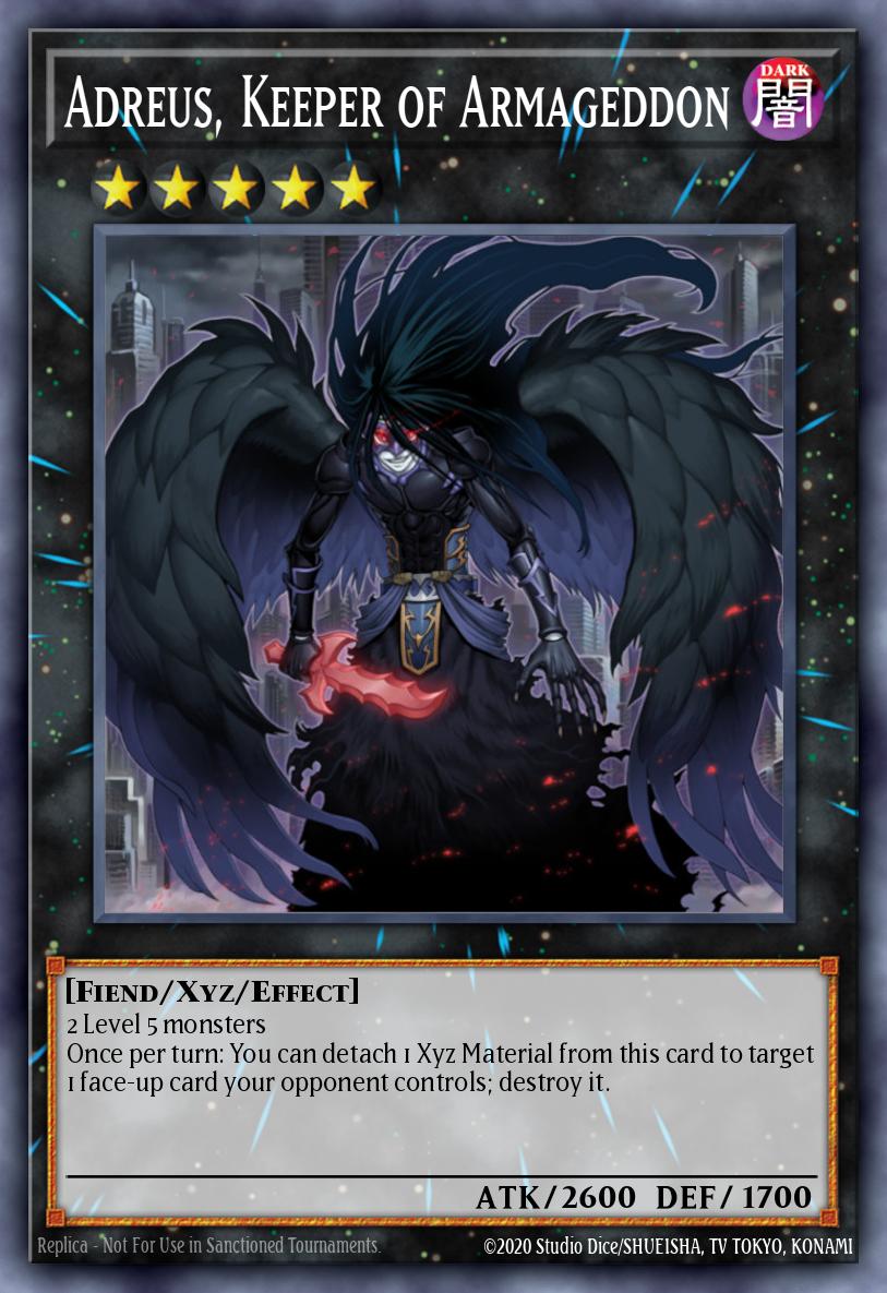 Adreus, Keeper of Armageddon - BLGG-EN096 - 1st Edition - Secret Rare