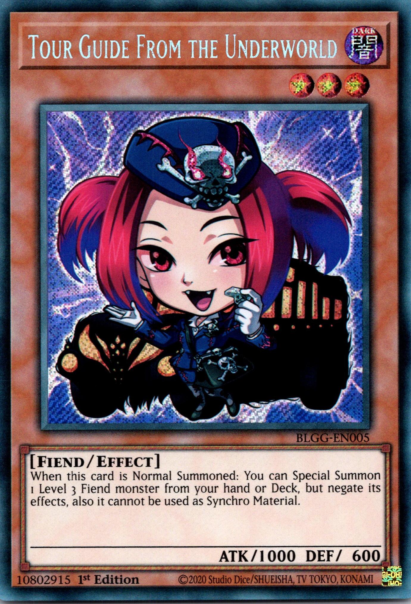 Tour Guide From the Underworld (Chibi artwork) - BLGG-EN005 - 1st Edition - Secret Rare