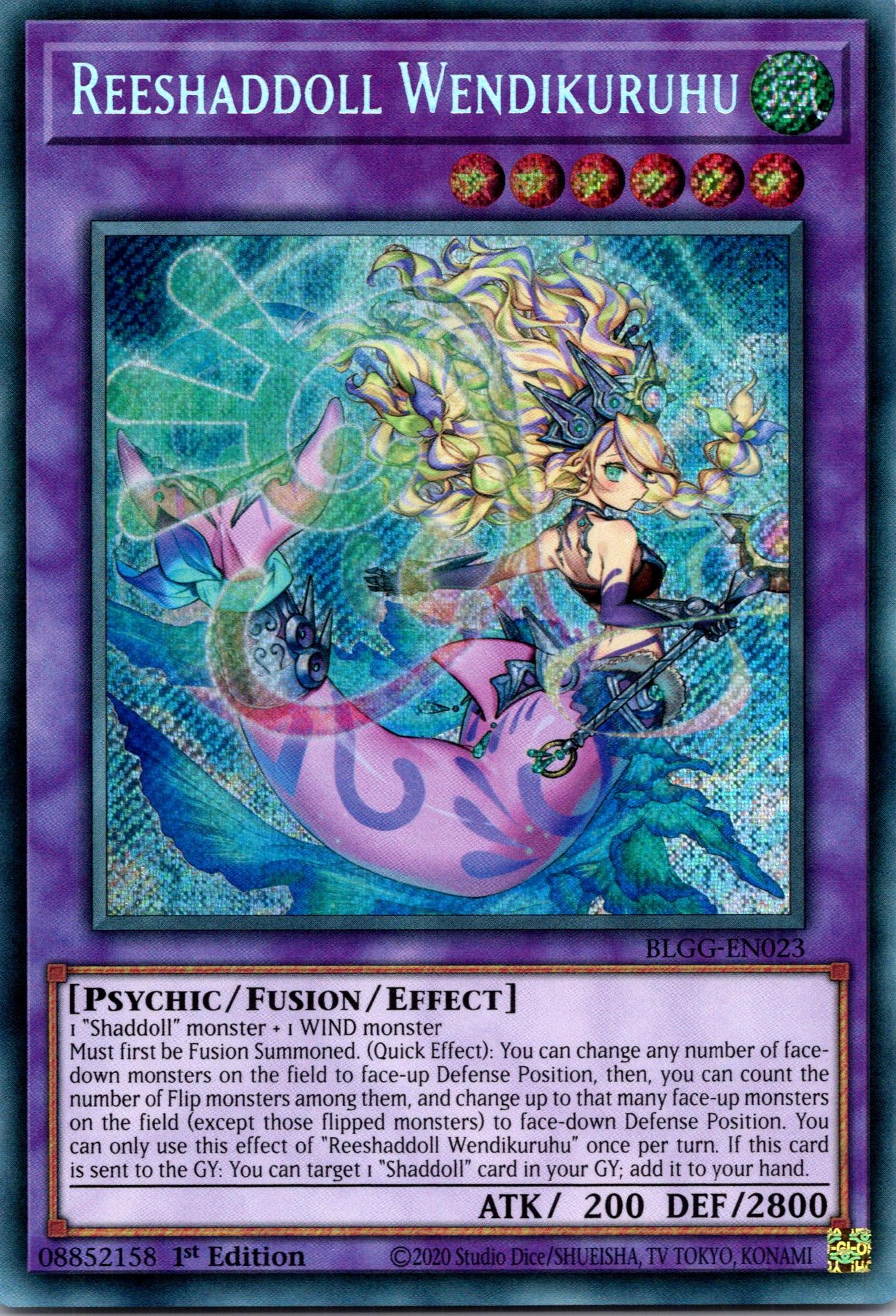 Reeshaddoll Wendikuruhu - BLGG-EN023 - 1st Edition - Secret Rare