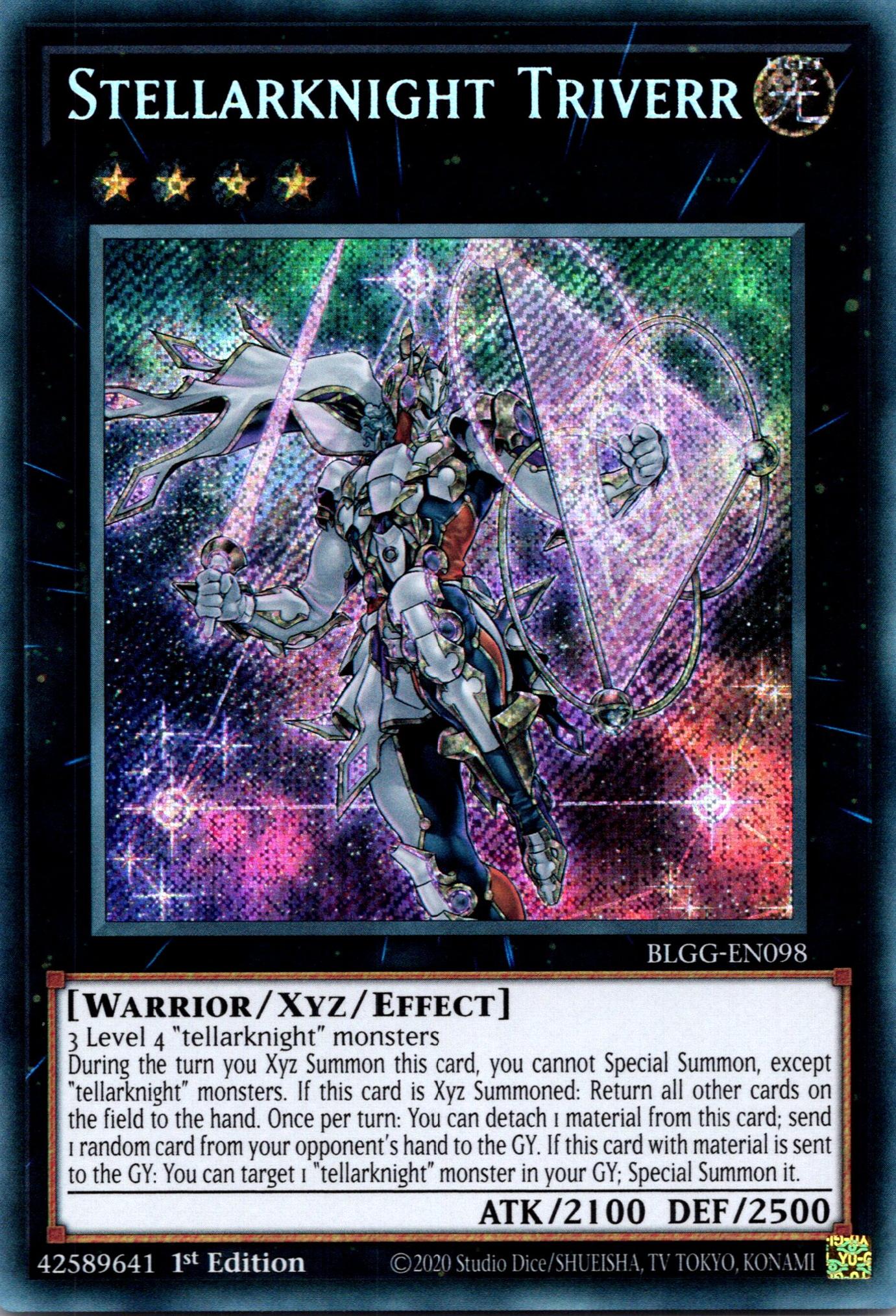 Stellarknight Triverr - BLGG-EN098 - 1st Edition - Secret Rare