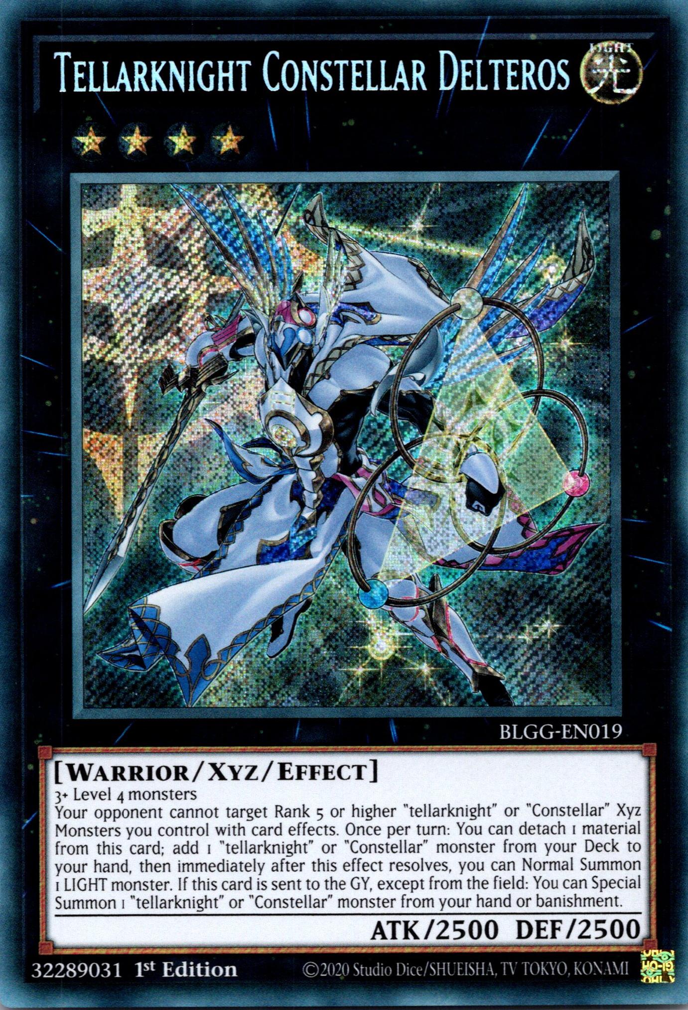 Tellarknight Constellar Delteros - BLGG-EN019 - 1st Edition - Secret Rare