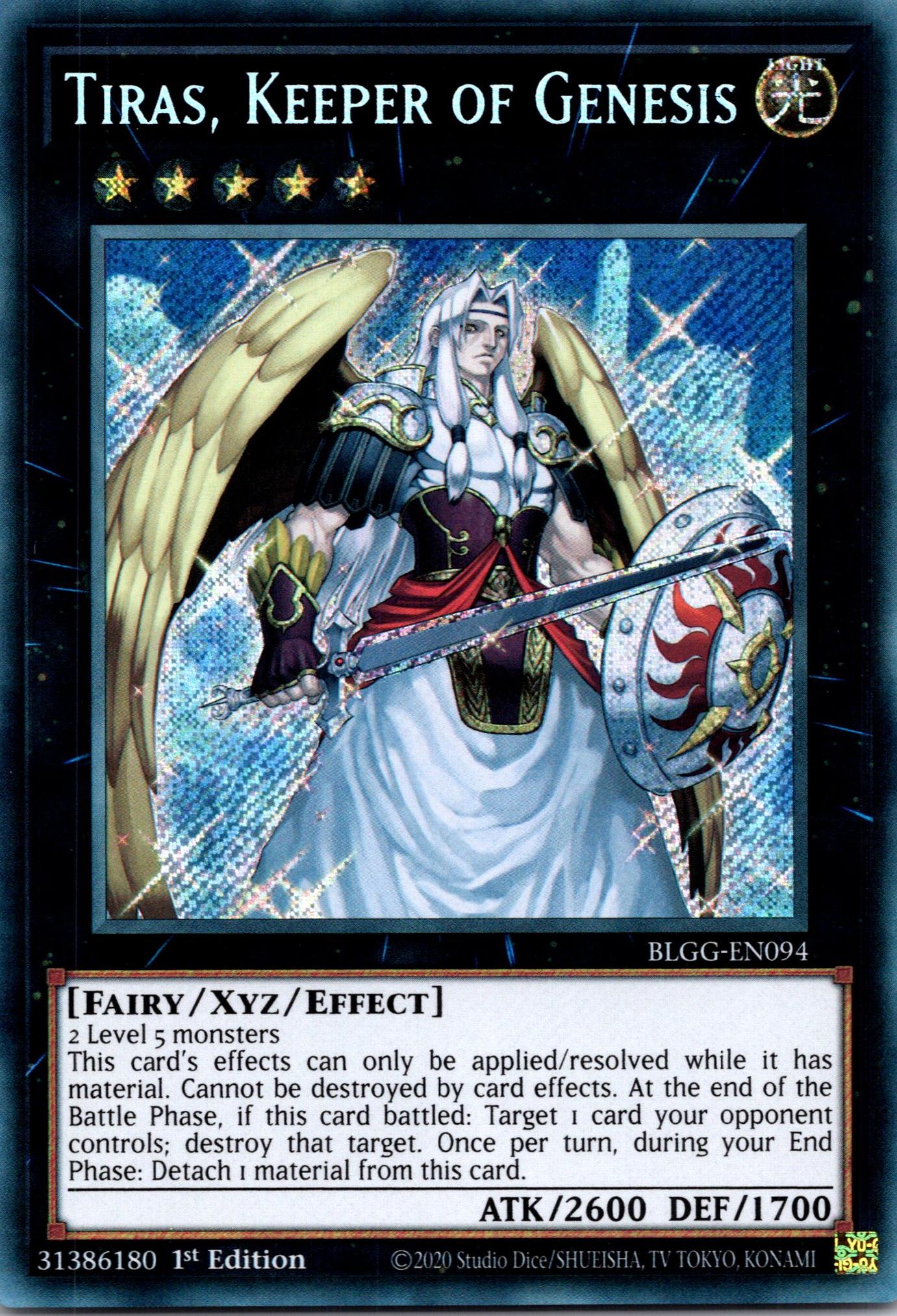 Tiras, Keeper of Genesis - BLGG-EN094 - 1st Edition - Secret Rare