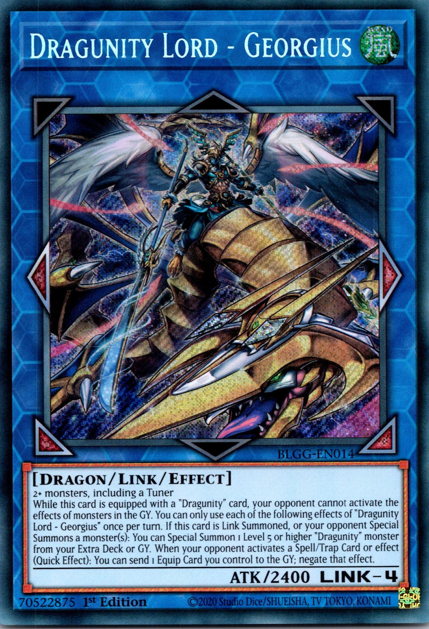 Dragunity Lord - Georgius - BLGG-EN014 - 1st Edition - Secret Rare