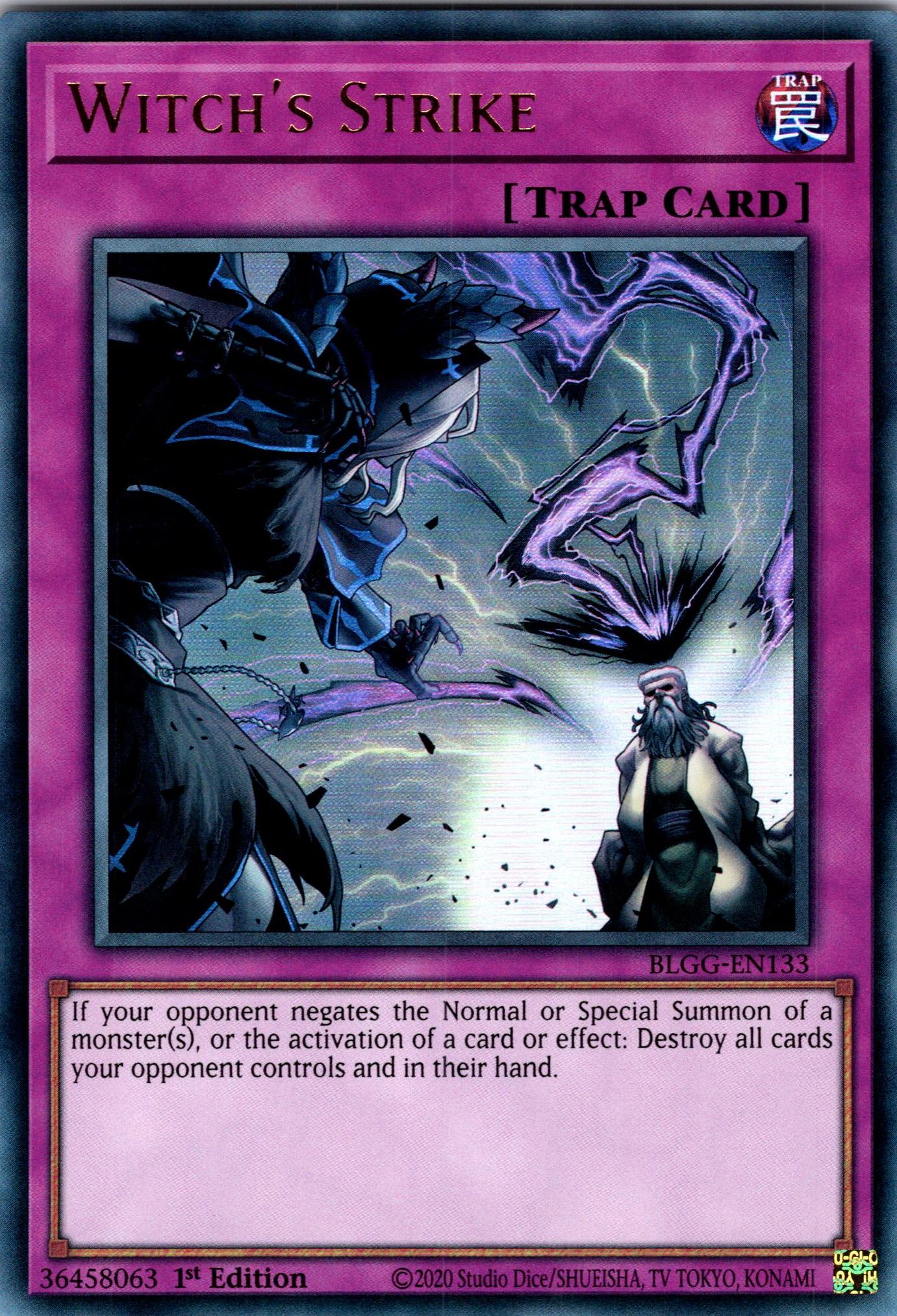 Witch's Strike - BLGG-EN133 - 1st Edition - Ultra Rare