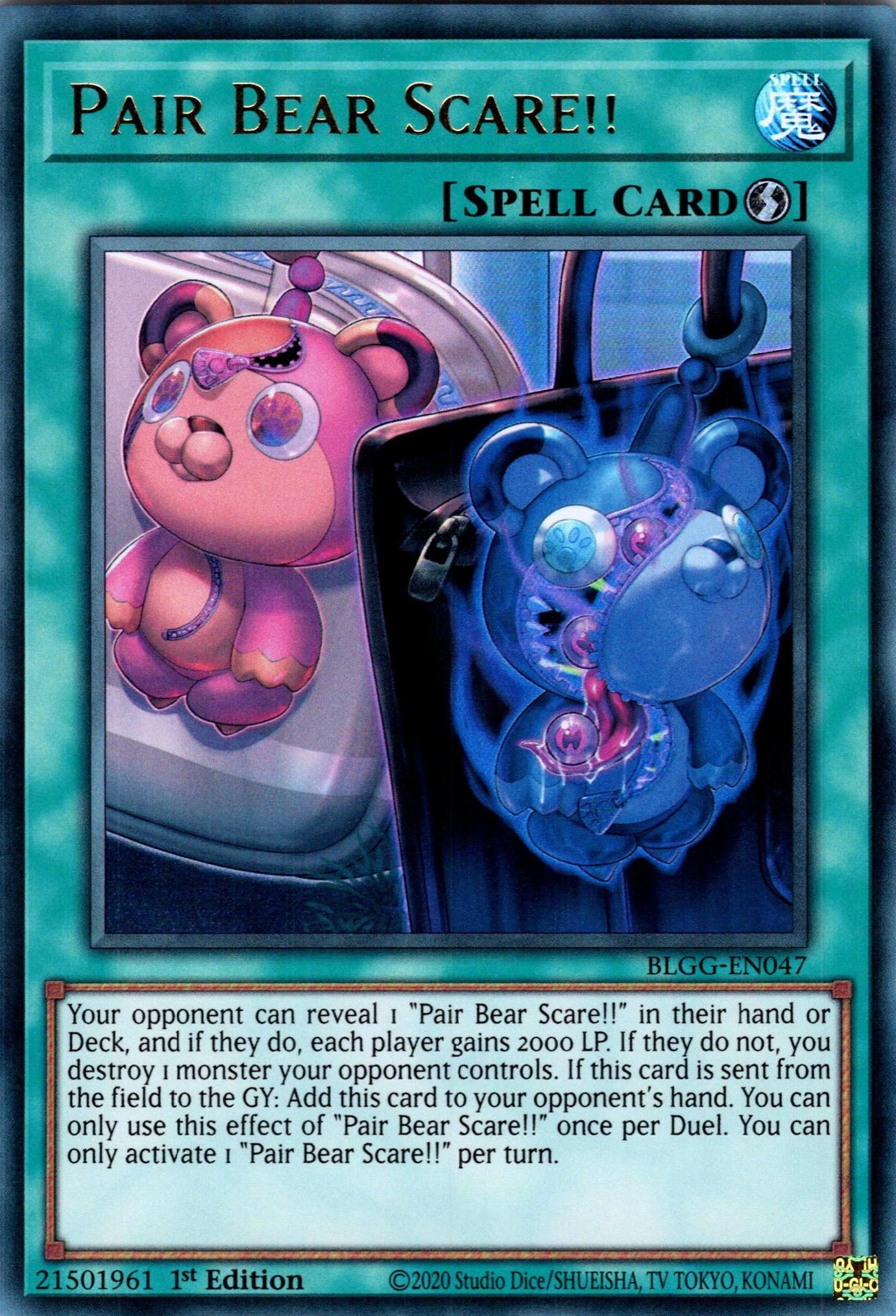 Pair Bear Scare!! - BLGG-EN047 - 1st Edition - Ultra Rare