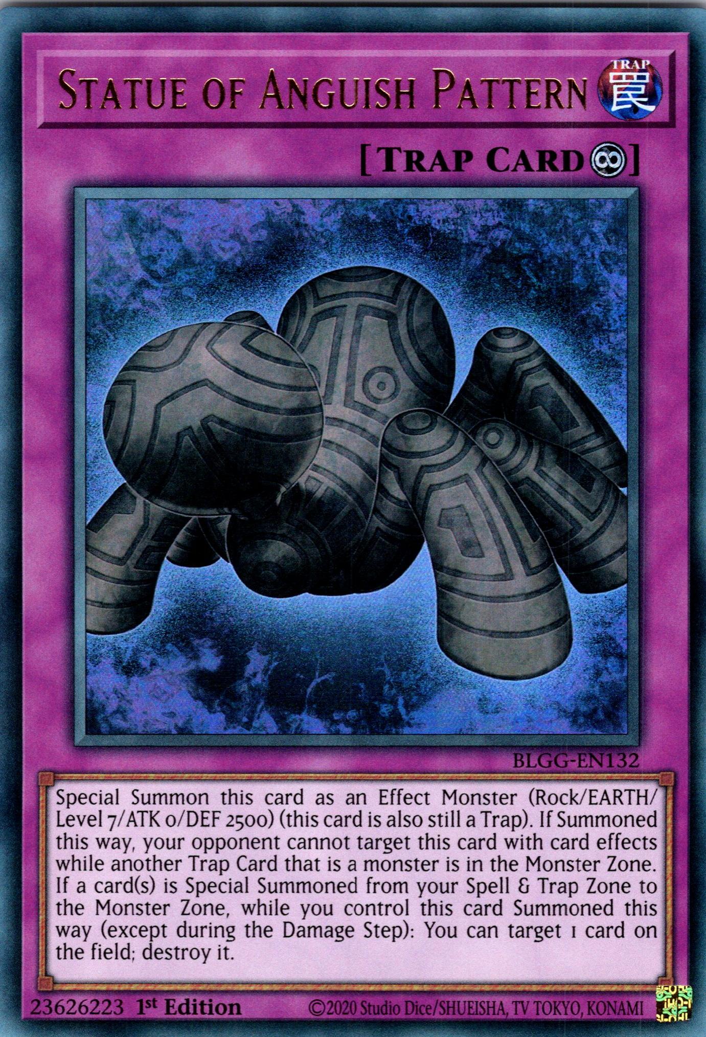 Statue of Anguish Pattern - BLGG-EN132 - 1st Edition - Ultra Rare