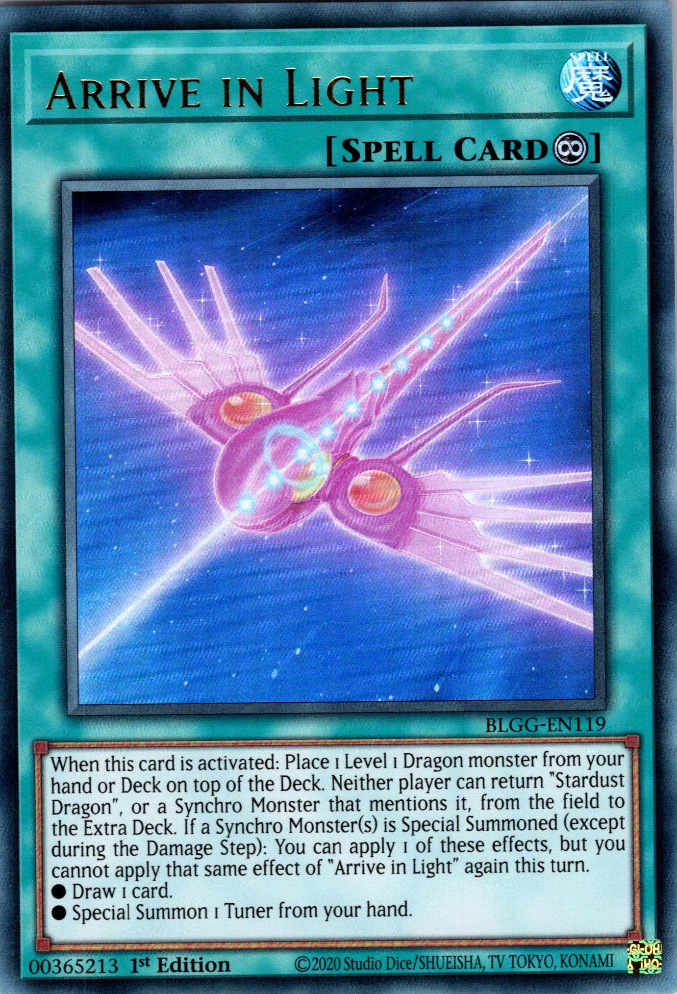 Arrive in Light - BLGG-EN119 - 1st Edition - Ultra Rare