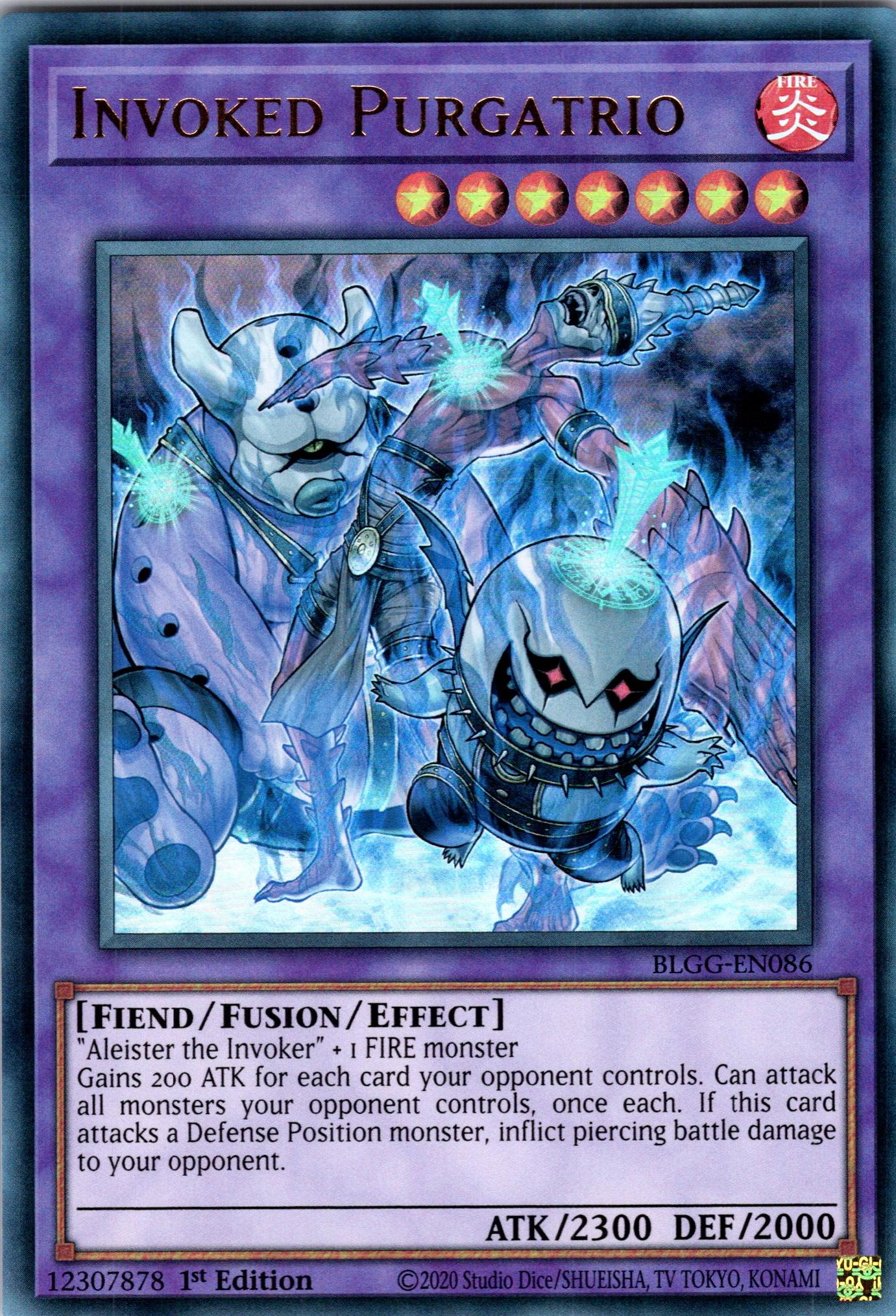 Invoked Purgatrio - BLGG-EN086 - 1st Edition - Ultra Rare