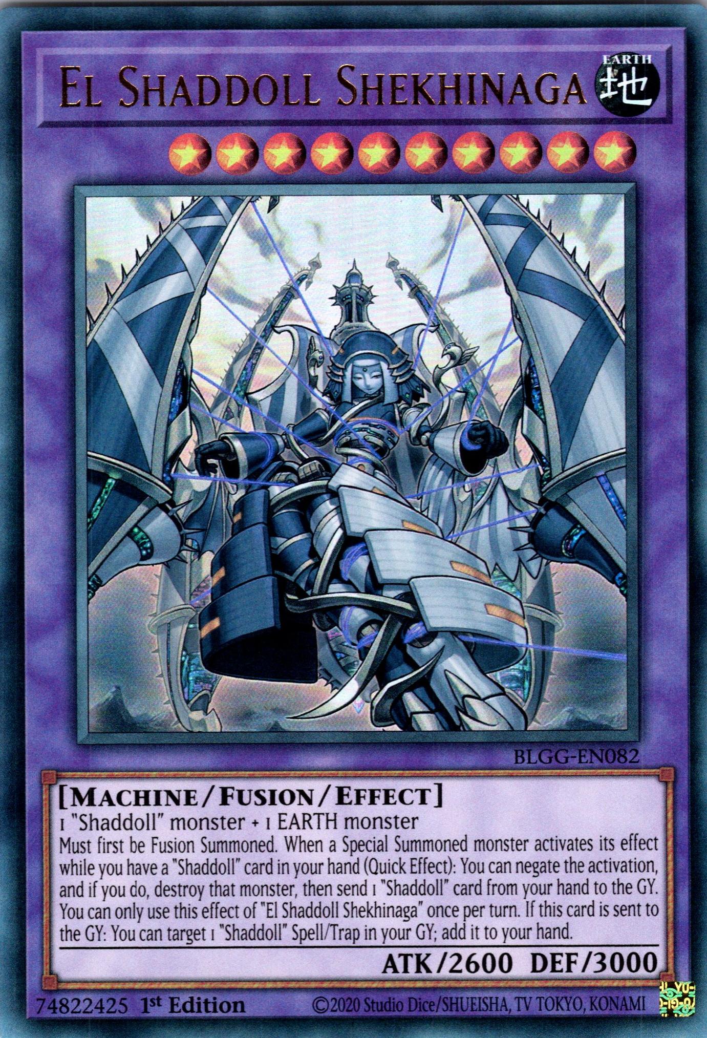 El Shaddoll Shekhinaga - BLGG-EN082 - 1st Edition - Ultra Rare