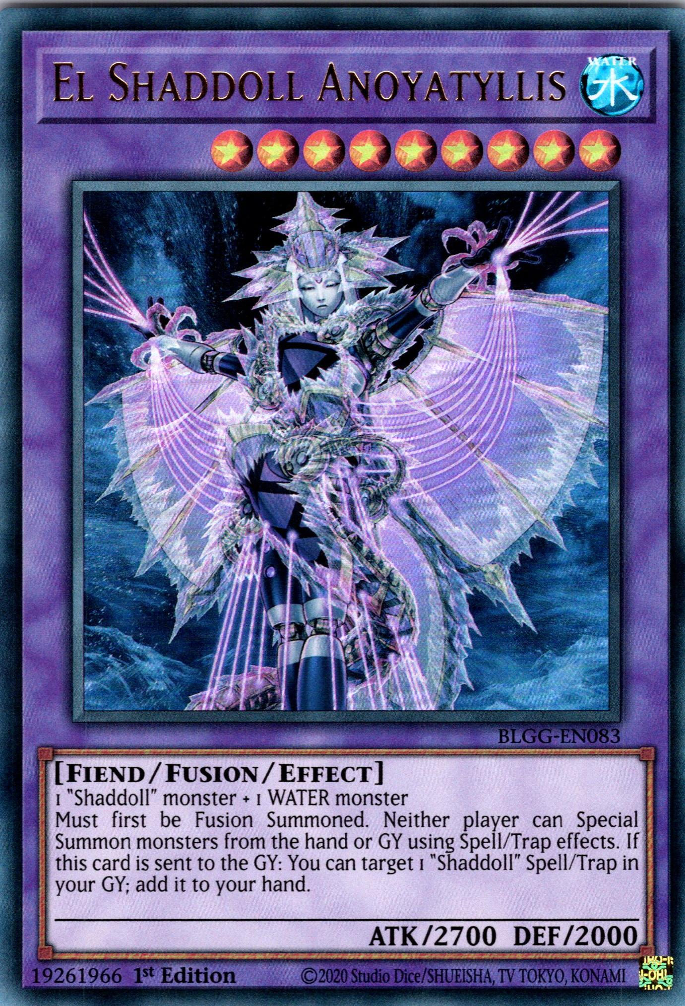 El Shaddoll Anoyatyllis - BLGG-EN083 - 1st Edition - Ultra Rare