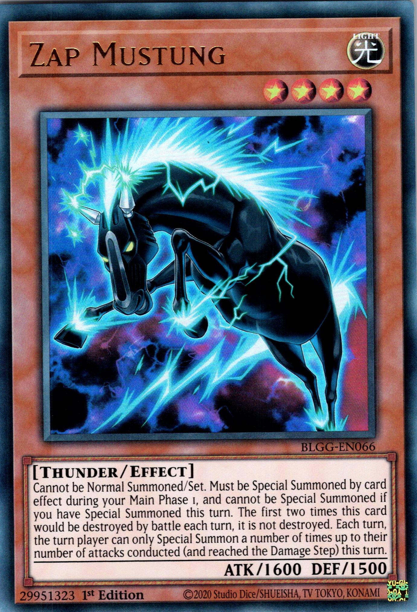 Zap Mustung - BLGG-EN066 - 1st Edition - Ultra Rare