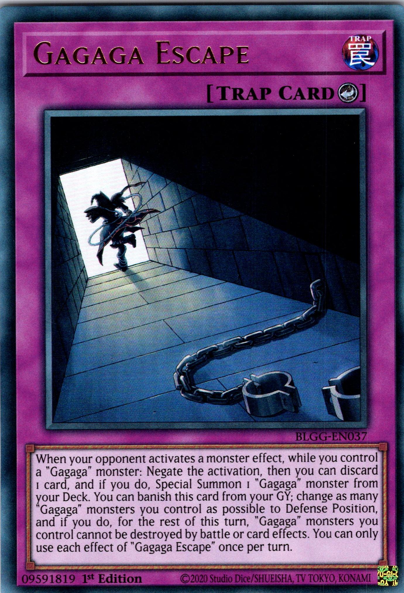 Gagaga Escape - BLGG-EN037 - 1st Edition - Ultra Rare