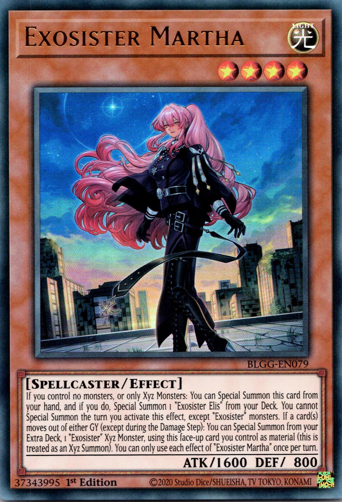Exosister Martha - BLGG-EN079 - 1st Edition - Ultra Rare