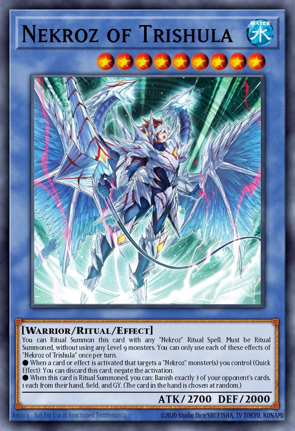 Nekroz of Trishula (Alternate Artwork) - BLMM-EN132 - 1st Edition - Secret Rare