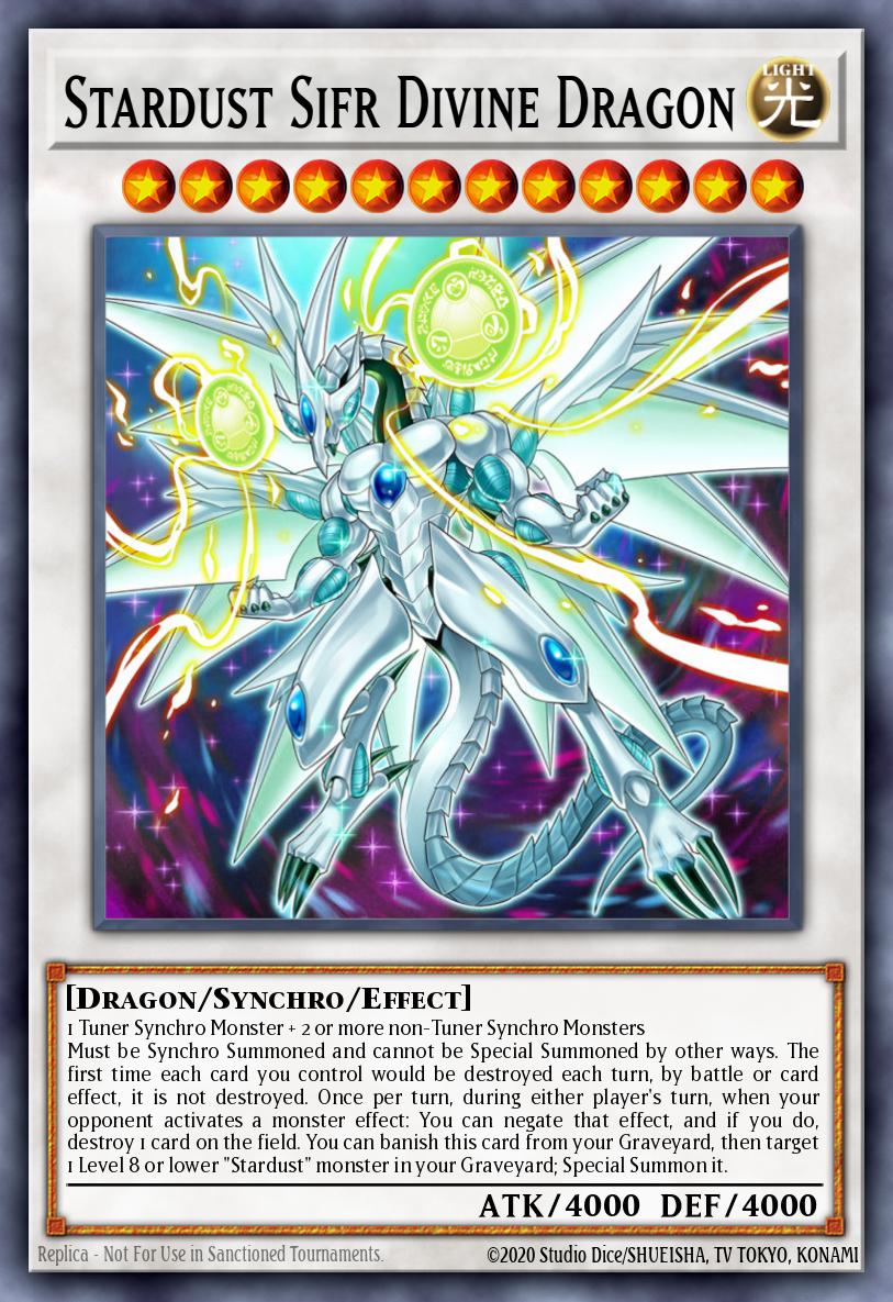Stardust Sifr Divine Dragon - BLMM-EN151 - 1st Edition - Secret Rare