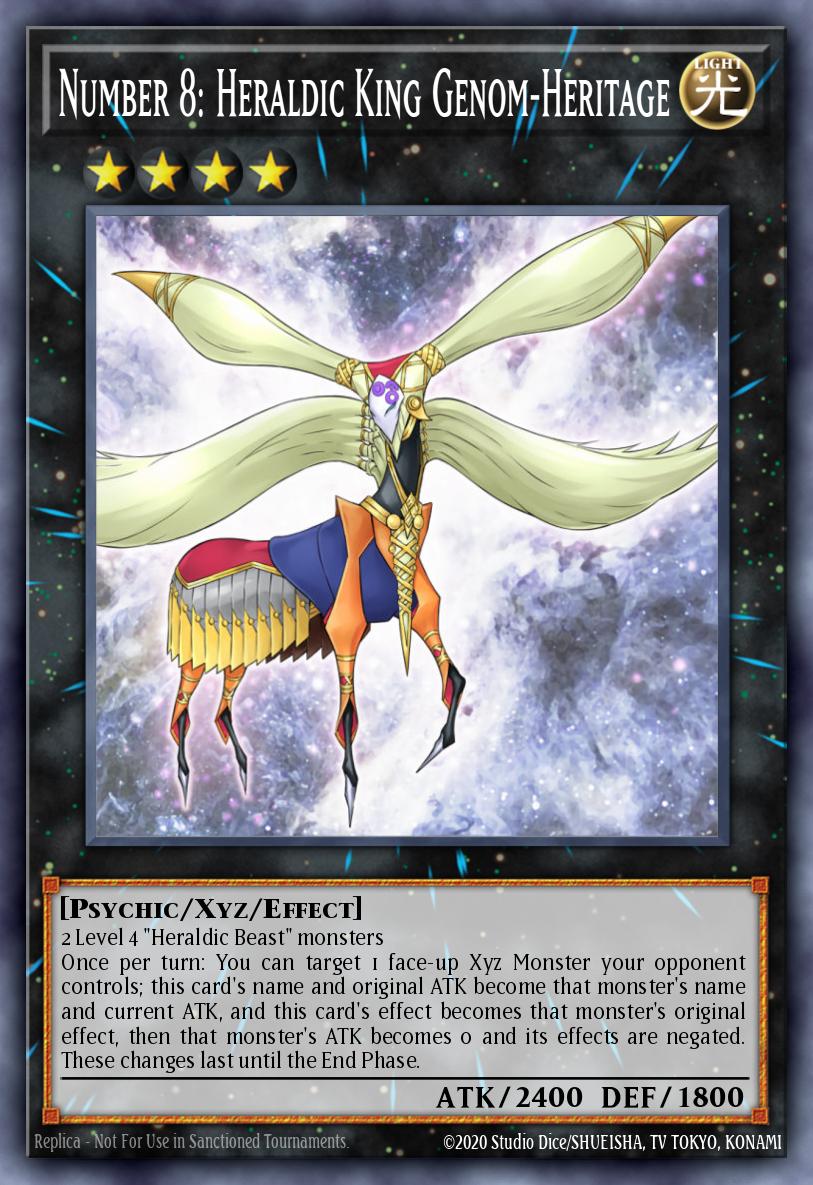 Number 8: Heraldic King Genom-Heritage - BLMM-EN152 - 1st Edition - Ultra Rare