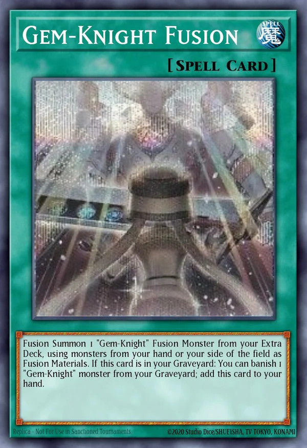 Gem-Knight Fusion (Alternate Artwork) - BLMM-EN160 - 1st Edition - Secret Rare