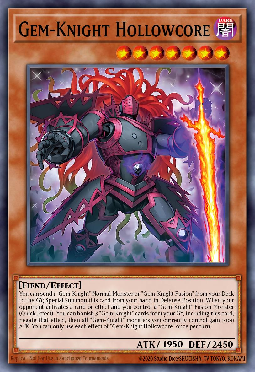 Gem-Knight Hollowcore - BLMM-EN022 - 1st Edition - Secret Rare