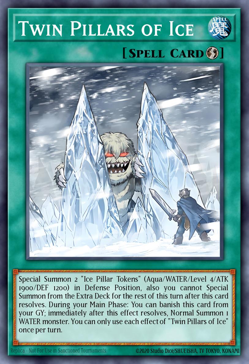 Twin Pillars of Ice - BLMM-EN032 - 1st Edition - Ultra Rare