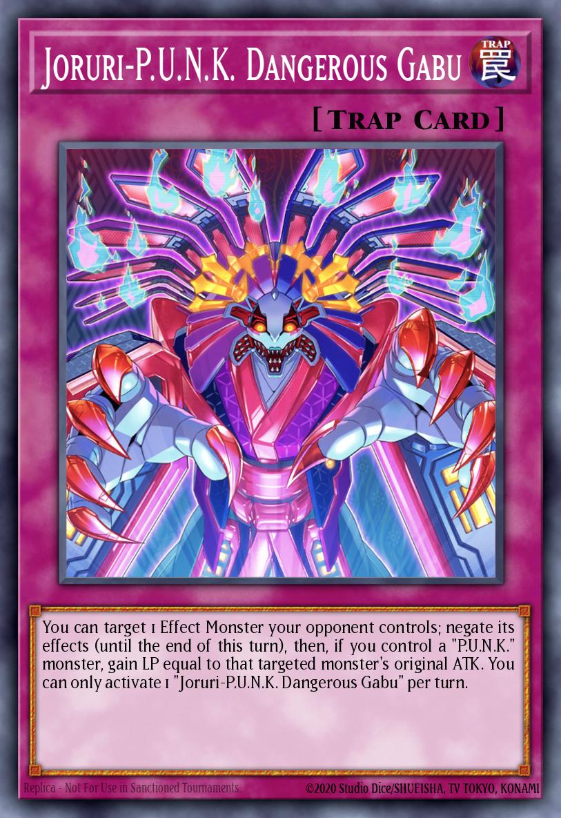 Joruri-P.U.N.K. Dangerous Gabu - BLMM-EN081 - 1st Edition - Emblazoned Ultra Rare