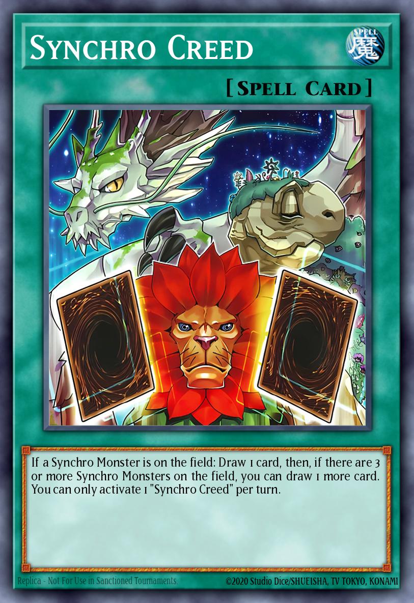 Synchro Creed - BLTR-EN029 - 1st Edition - Secret Rare