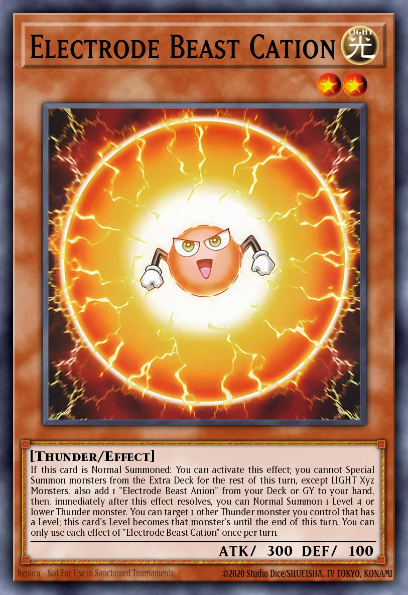Electrode Beast Cation - BLTR-EN032 - 1st Edition - Ultra Rare