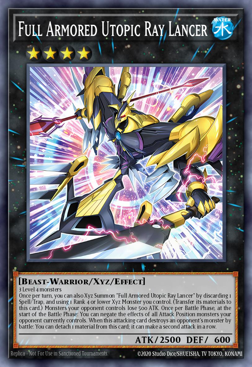 Full Armored Utopic Ray Lancer - BLTR-EN003 - 1st Edition - Secret Rare