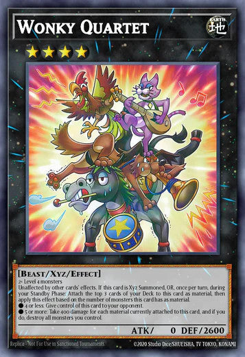 Wonky Quartet - BLTR-EN040 - 1st Edition - Ultra Rare