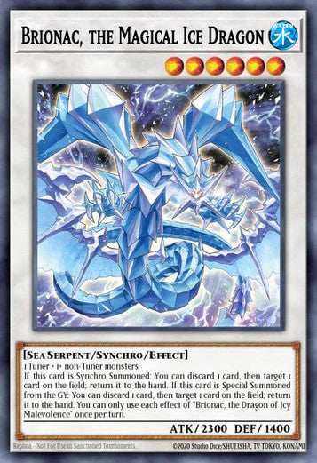 Brionac, the Magical Ice Dragon - BLTR-EN004 - 1st Edition - Secret Rare