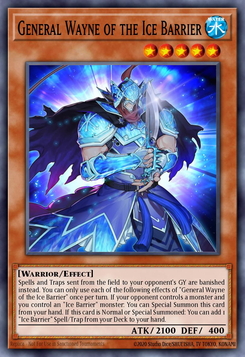 General Wayne of the Ice Barrier - BLTR-EN073 - 1st Edition - Ultra Rare