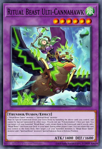 Ritual Beast Ulti-Cannahawk (alternate art) - BLTR-EN085 - 1st Edition - Ultra Rare