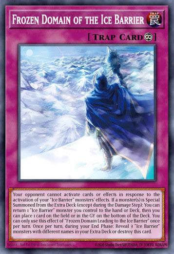 Frozen Domain of the Ice Barrier - BLTR-EN008 - 1st Edition - Ultra Rare